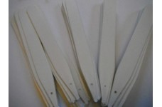 6 INCH WHITE PLASTIC PLANT LABEL MARKERS - PRICED INDIVIDUALLY